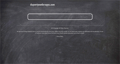 Desktop Screenshot of dupontpowderapps.com