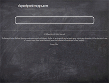 Tablet Screenshot of dupontpowderapps.com